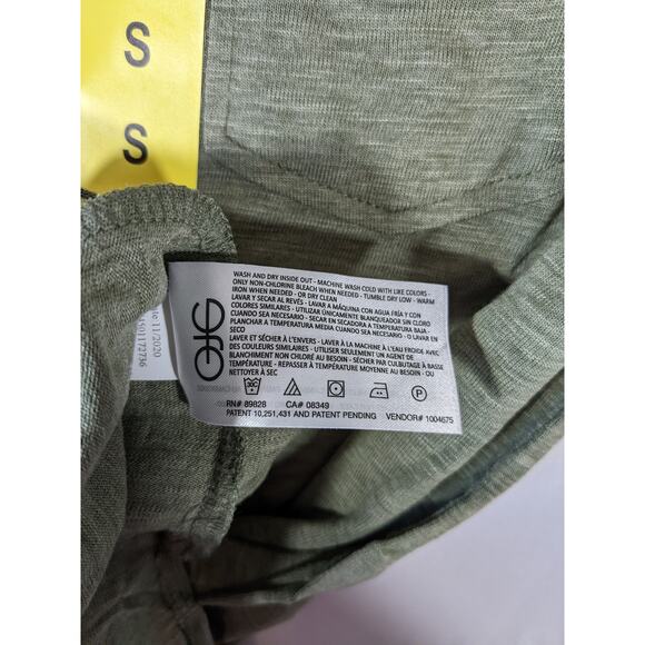 TShirt Dress Short Sleeve Midi Jessica Simpson Green S Crew Pockets Casual Layer - Picture 12 of 12